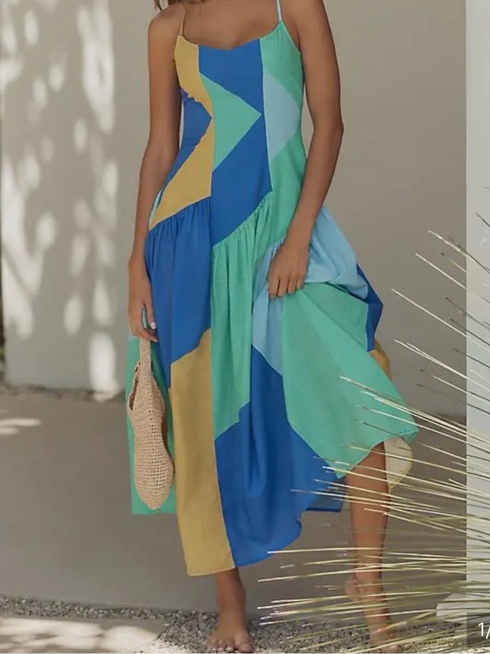 Anthropologie Celandine
Sleeveless Drop-Waist Midi Dress